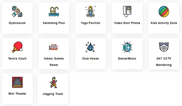 Sobha Crystal Meadows Amenities