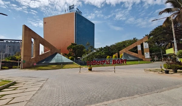 Prominent BGRT entrance sign showcasing the massive employment and research opportunities accessible from Sobha World City