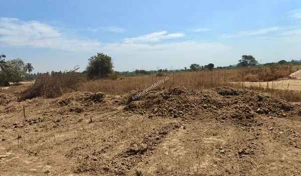 Earthwork and ground preparation in progress at the Sobha World City construction site