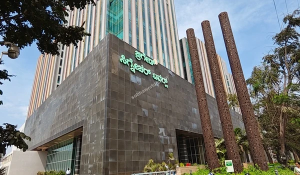 Entrance of the nearby tech park demonstrating the seamless commute for residents of Sobha World City