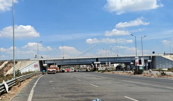 Scenic view of the Kolar highway underpass from KR Puram, highlighting the easy commute to Sobha World City