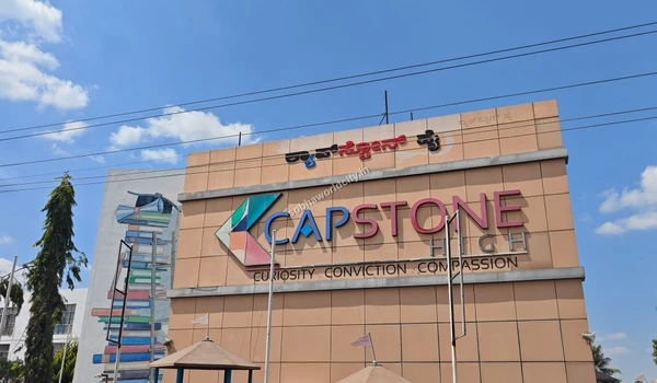 Excellent educational infrastructure featuring the Capstone School campus, highlighting the family-friendly neighborhood surrounding Sobha World City.