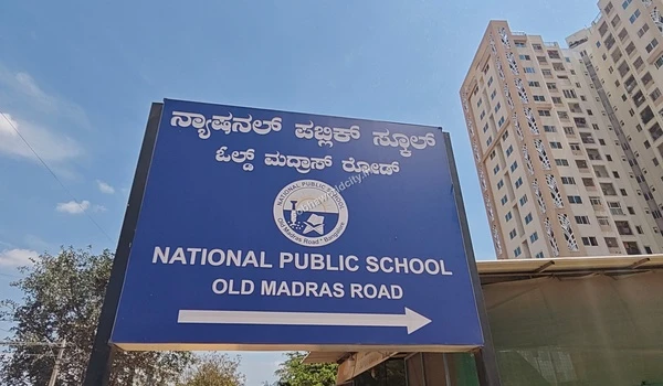 Vicinity marker for National Public School highlighting the excellent educational ecosystem surrounding Sobha World City.