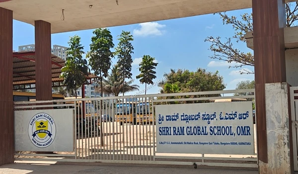 The clean and well-maintained school frontage leading to the top-tier educational institute in the vicinity of Sobha World City