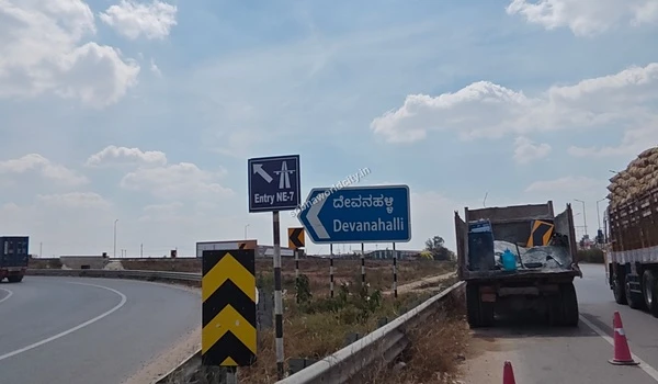 Strategic road connectivity indicated by prominent expressway signs, offering Sobha World City residents quick and easy access to key northern destinations.