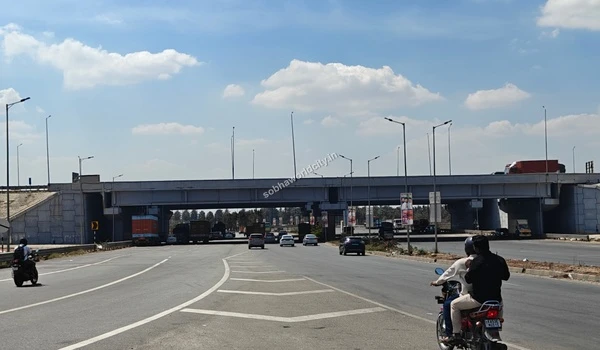 Traffic moving smoothly through the underpass, ensuring easy commutes to Sobha World City.